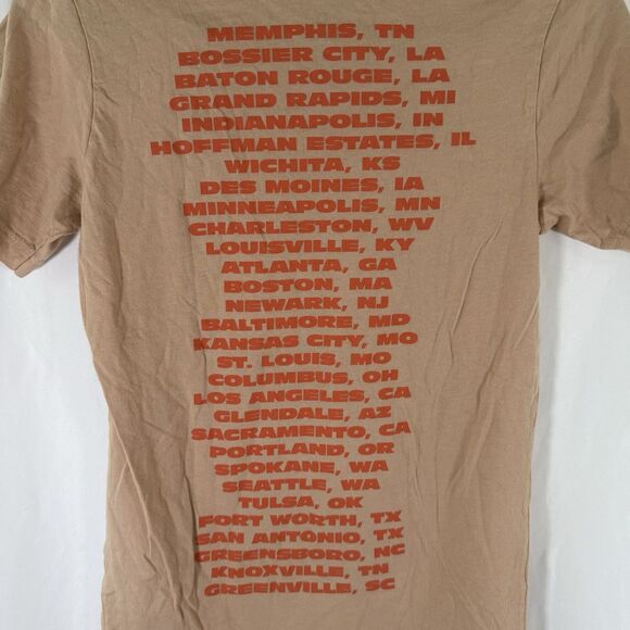 Lauren Daigle Shirt Women's XS Tan Graphic Print The Kaleidoscope Tour Short Slv - Picture 8 of 8